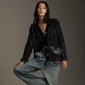 Tweed Cardigan- Anthropologie